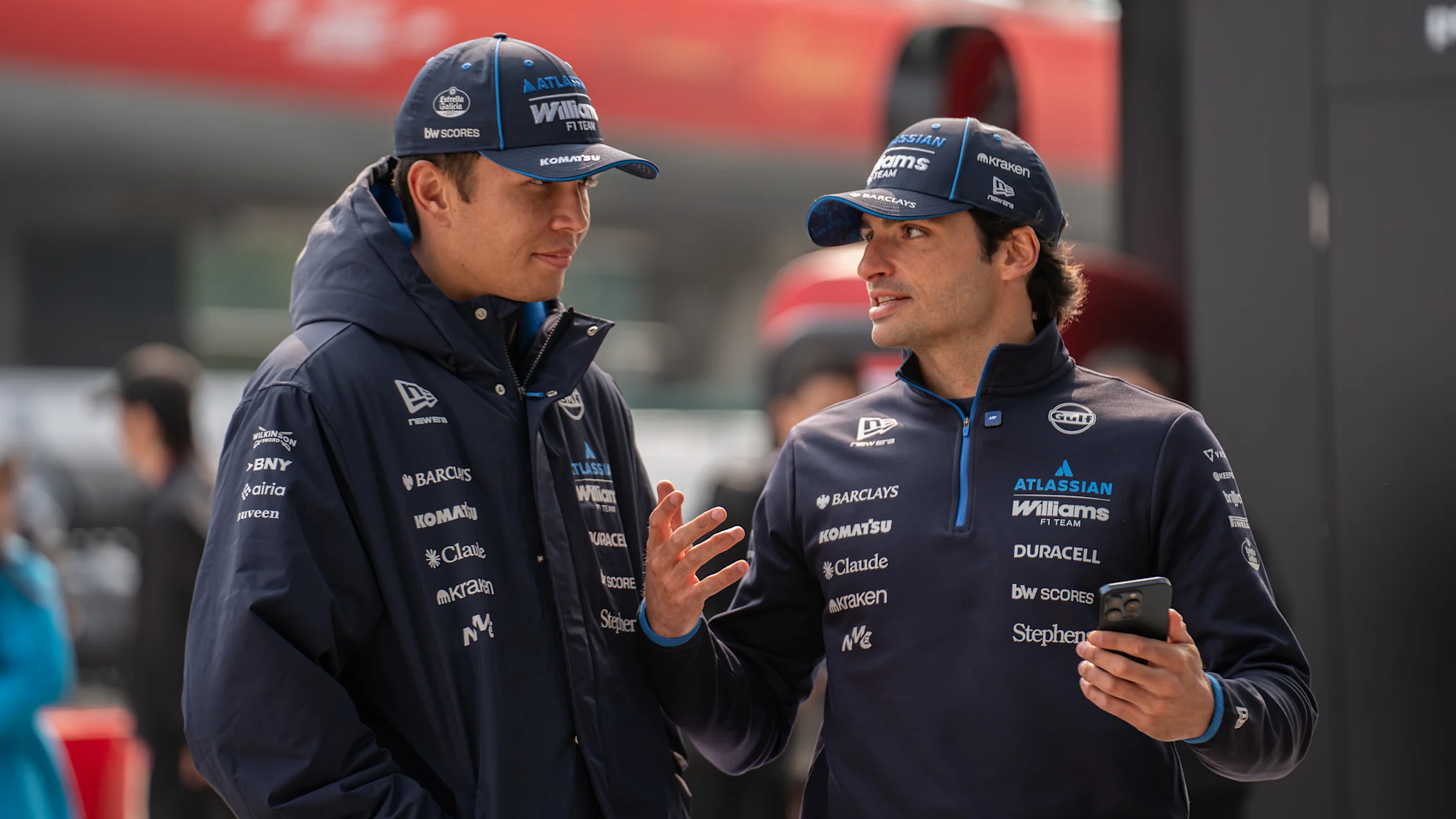 Albon and Sainz outline reasons for staying with Williams