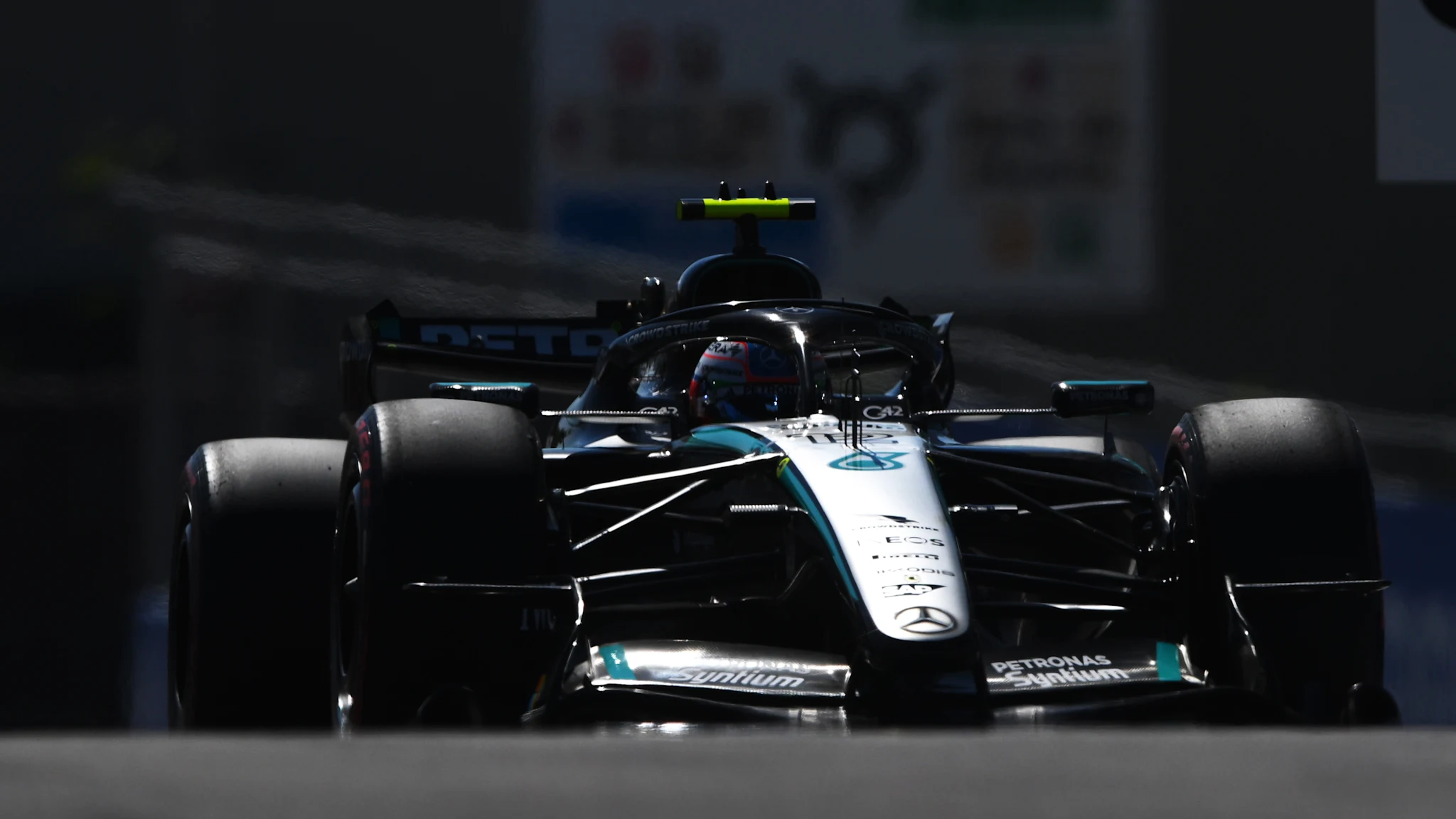 Antonelli leads Leclerc in red-flagged Madrid FP3