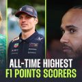 F1 points all-time rankings: Where do Hamilton, Verstappen and Alonso feature?