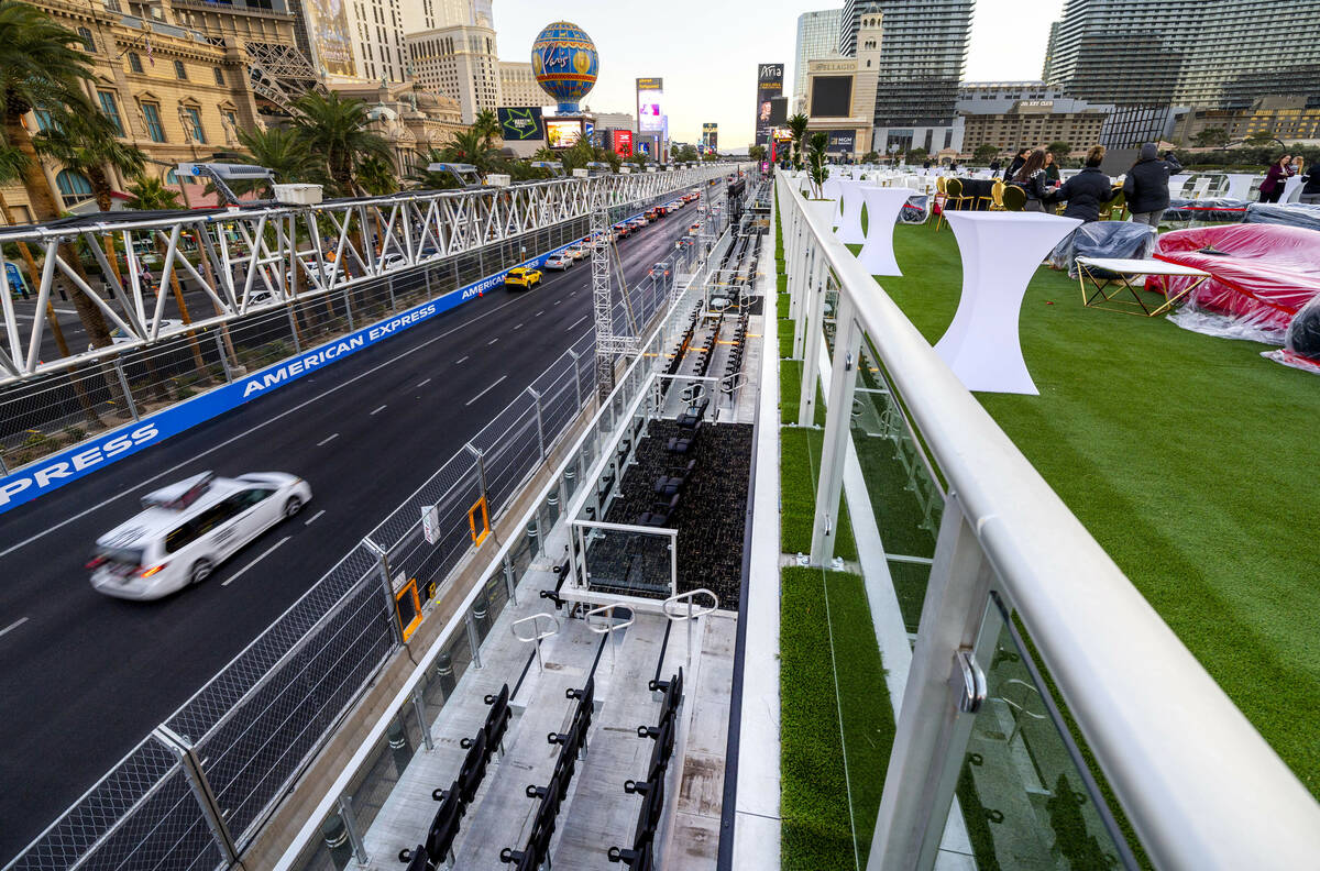 F1 Las Vegas Grand Prix circuit set up hits Strip next week