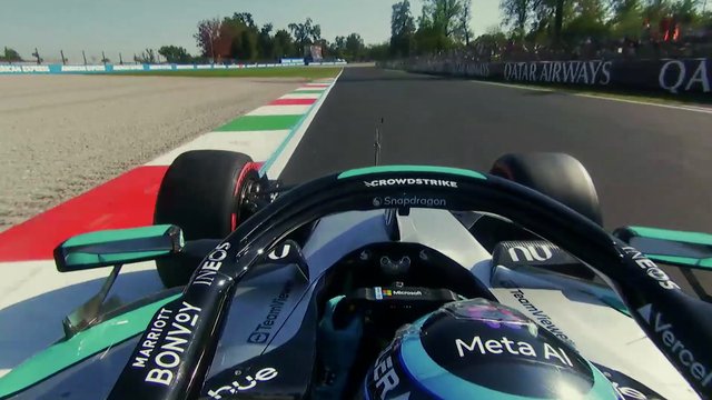 2026 Italian GP FP2: Onboard with Russell for the fastest lap of Friday practice at Monza