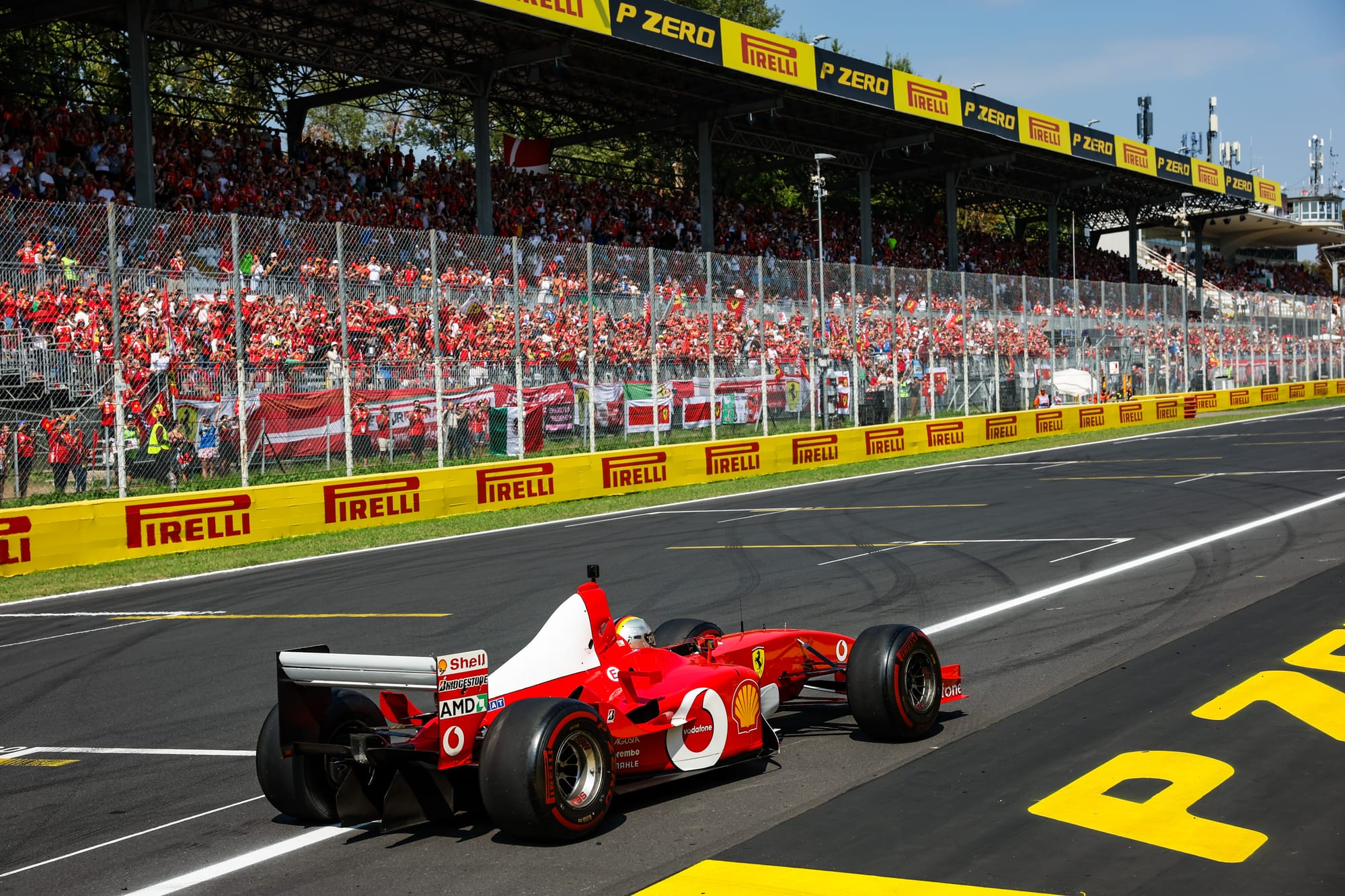 Vettel says Schumacher Ferrari run before Italian GP was emotional