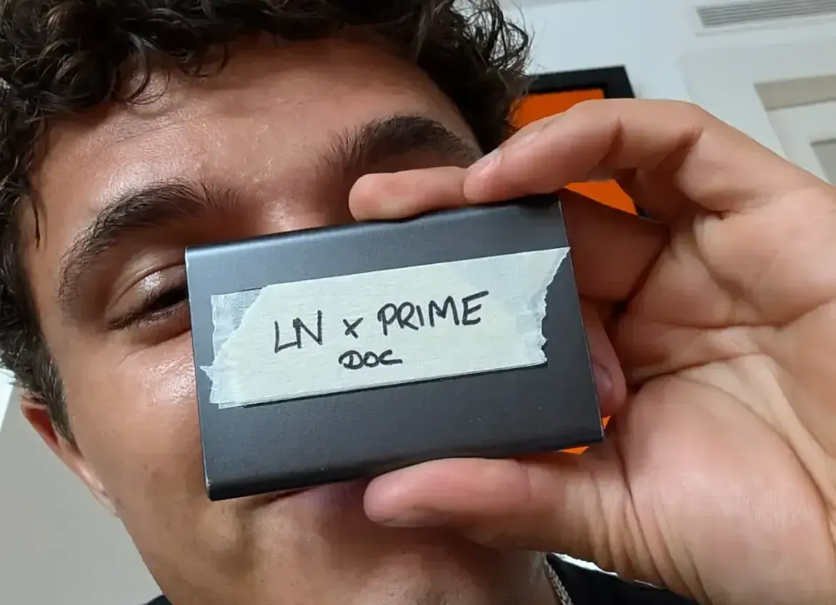 Lando Norris announces Prime Video docuseries for 2027