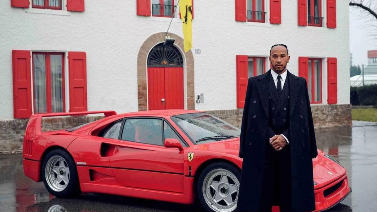 Hamilton reveals Ferrari F40 as long-held ambition is fulfilled
