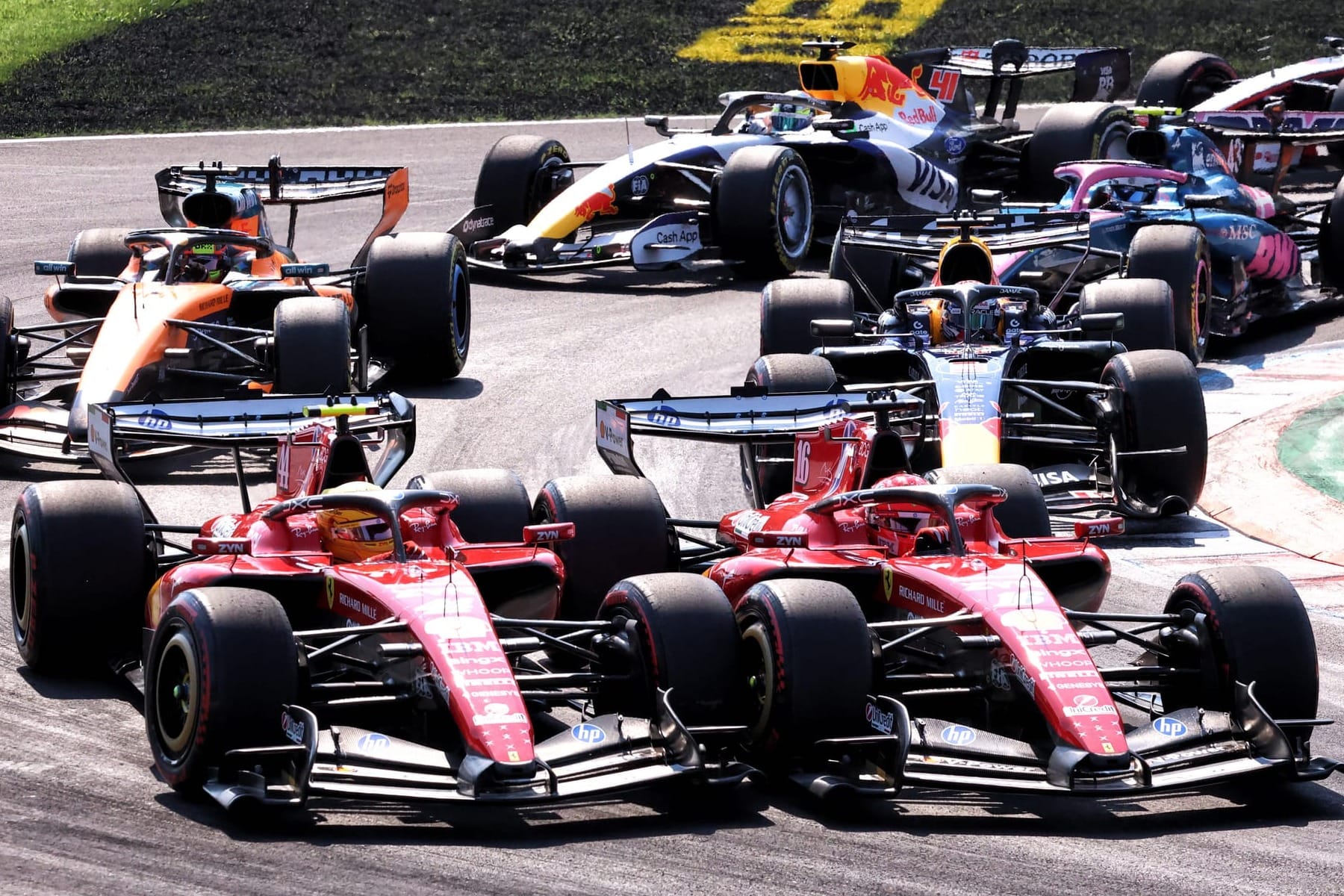 'We went too far' - Leclerc on first-lap Hamilton fight