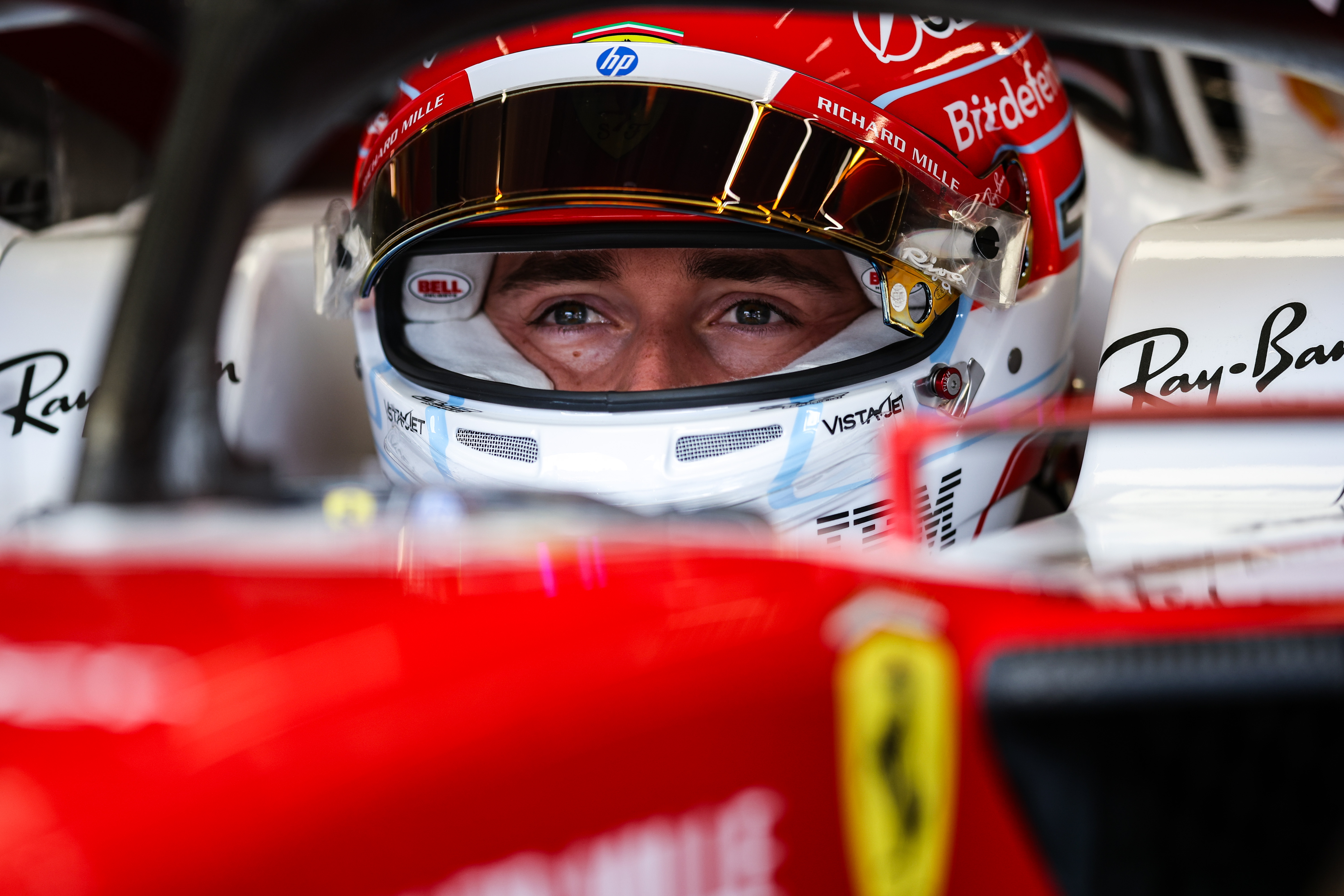Leclerc tops Monza FP1 as Ferrari lead Hamilton in one-two