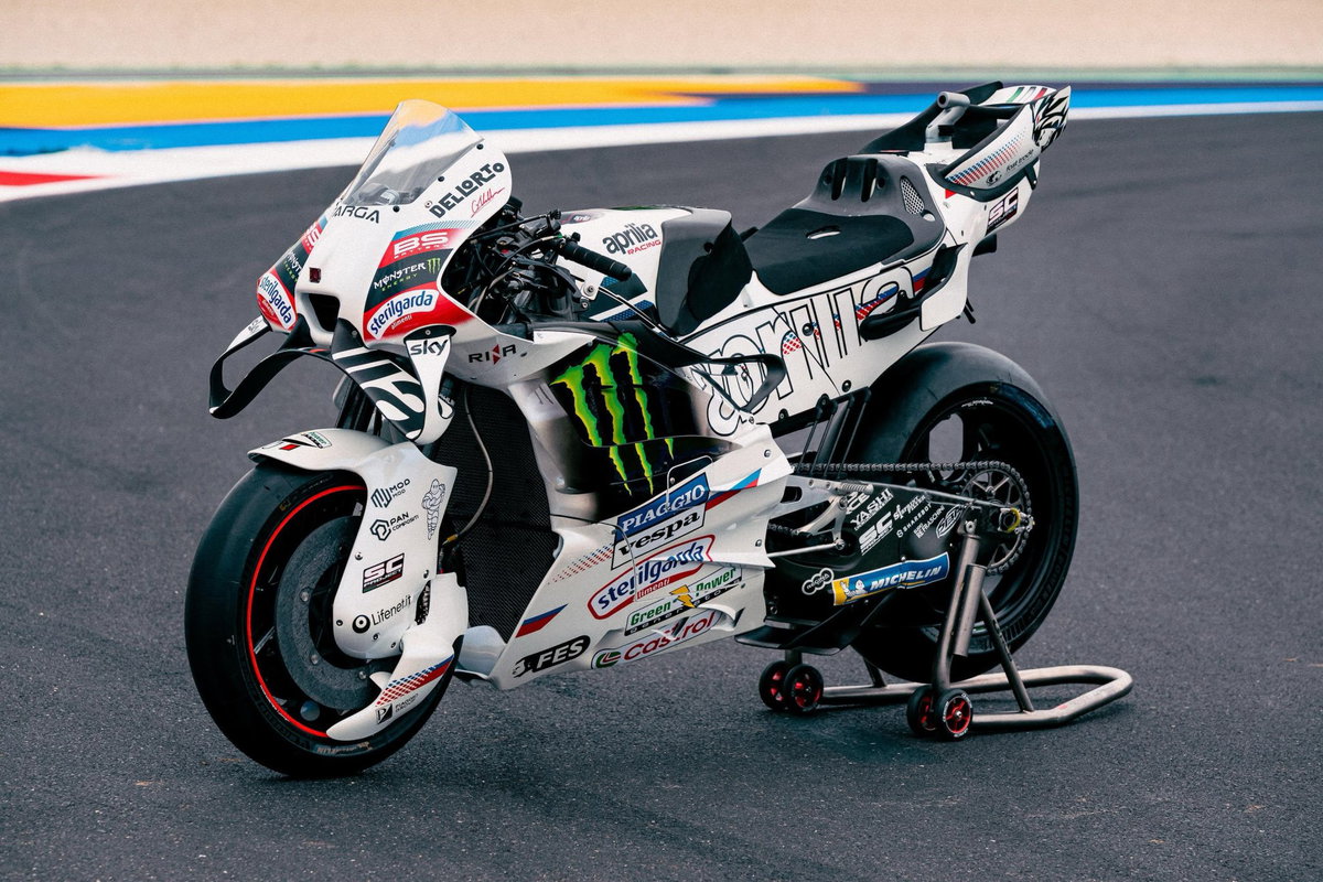 Aprilia unveils Vespa celebration MotoGP livery inspired by F1 legend at Misano