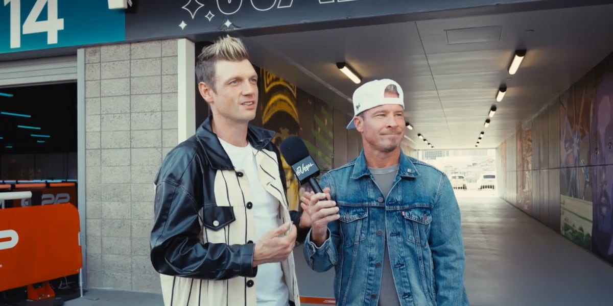 Backstreet Boys race in karting experience to promote Formula 1 afterparty
