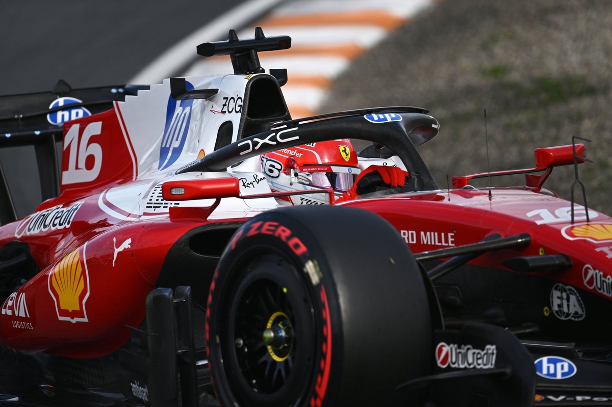 Leclerc takes second in Zandvoort Sprint after passing Norris