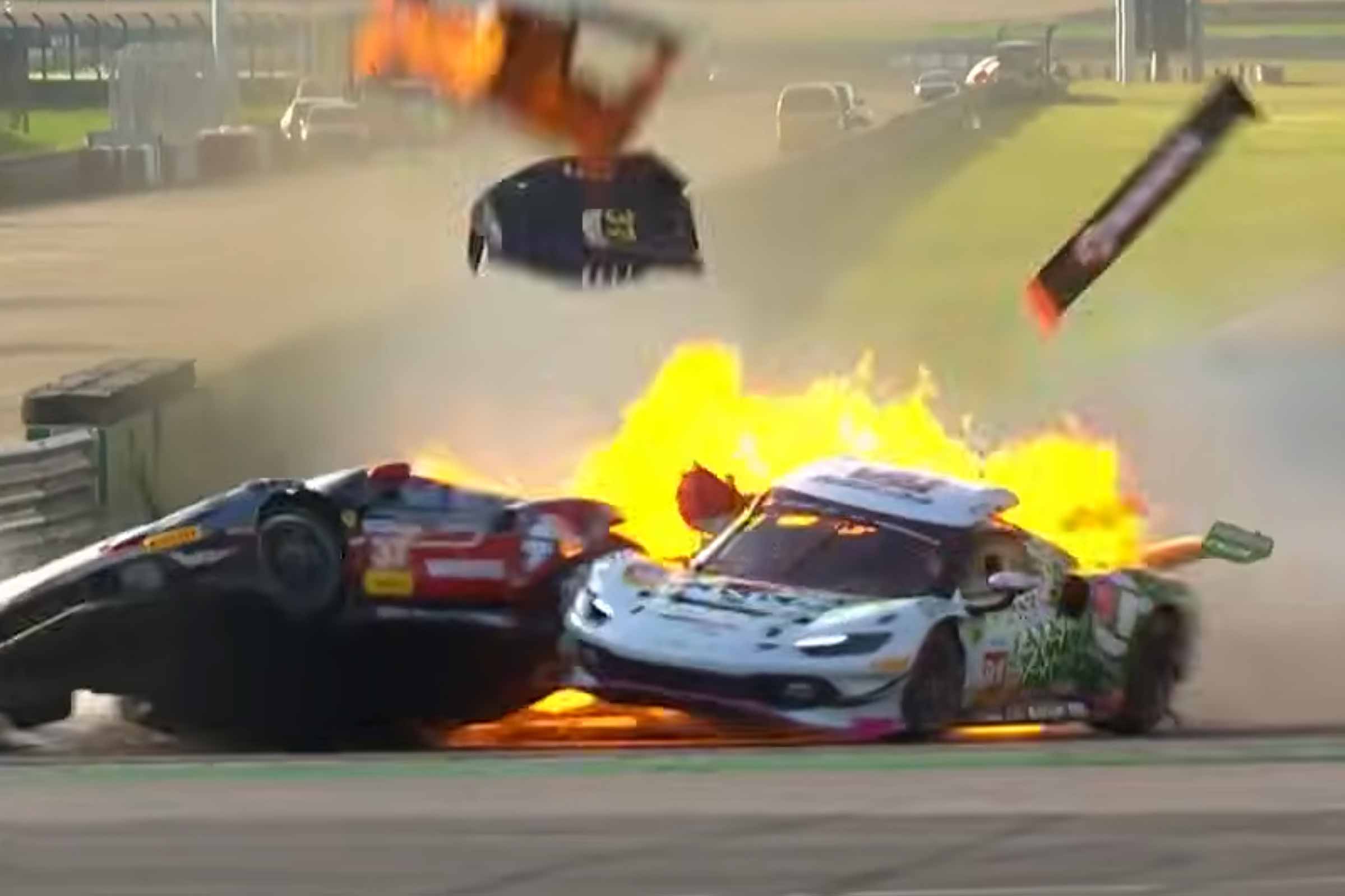GT3 racer pulls rival from burning car after horrific crash in Shanghai | Other Motorsport