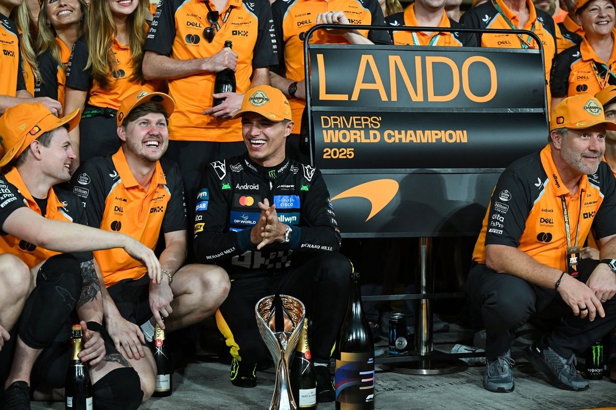 Lando Norris insists he has not changed since F1 championship win