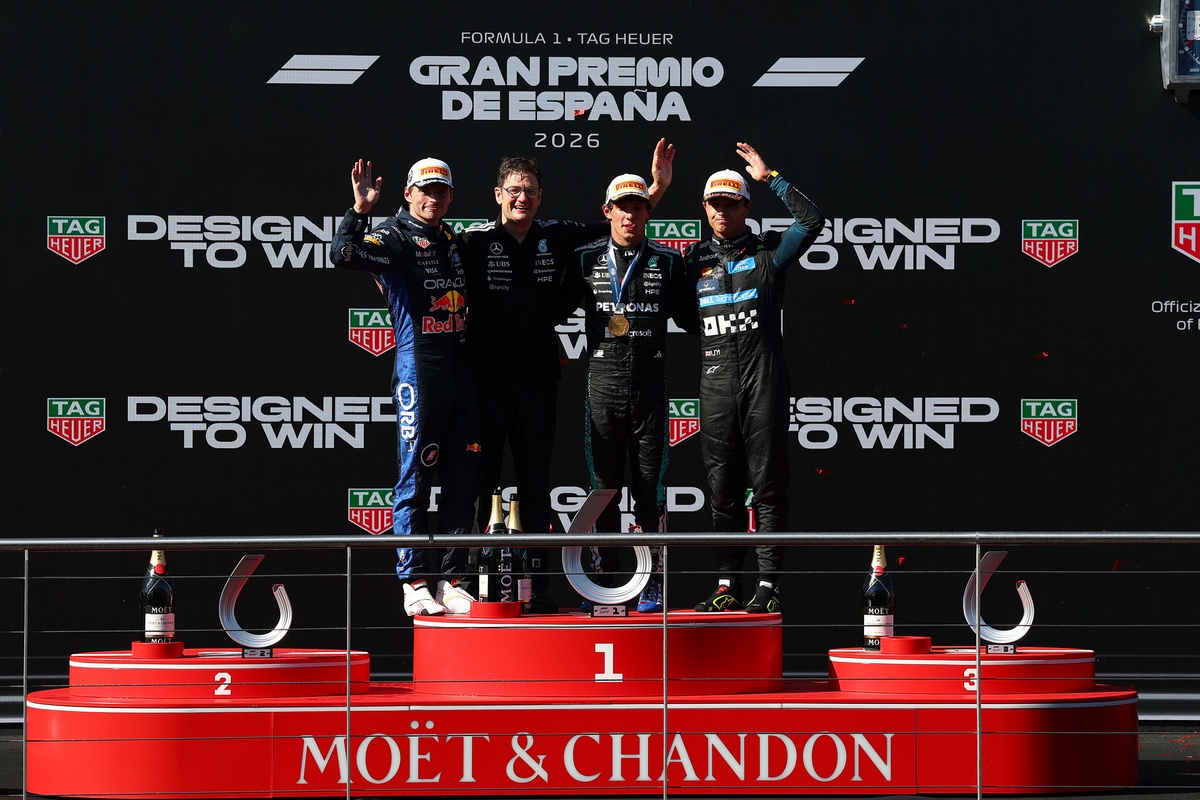 All the results and standings from the 2026 F1 Spanish Grand Prix